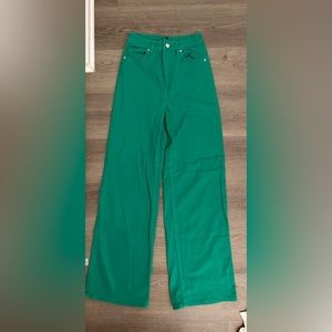 Green h&m pants size 2